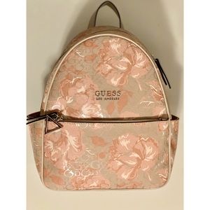 Floral Guess Logo Backpack (mini/regular)